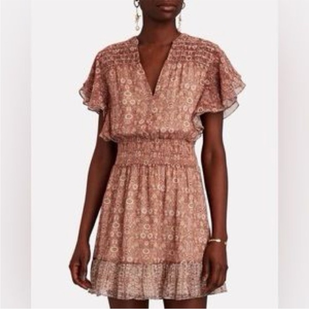 Intermix Silk Paisley Mini Dress Size 0